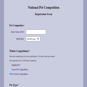 Handling Events on Form Elements