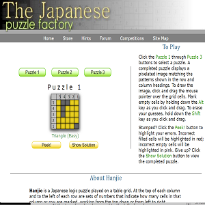 Hanjie Puzzle Page