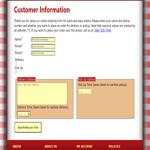 Red Ball Customer Info
